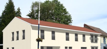 Lancement des travaux pour l’aménagement d’un immobilier d’entreprises / 3 logements à Bromont-Lamothe