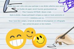 Dictée de la bonne humeur - 1