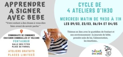 Des ateliers de communication signée parents/enfants gratuits